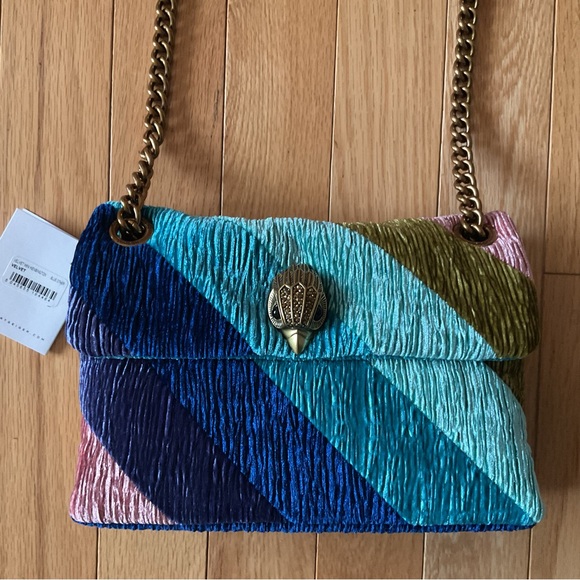 Kurt Geiger Handbags - New - Kurt Geiger MINI VELVET KENSINGTON BAG